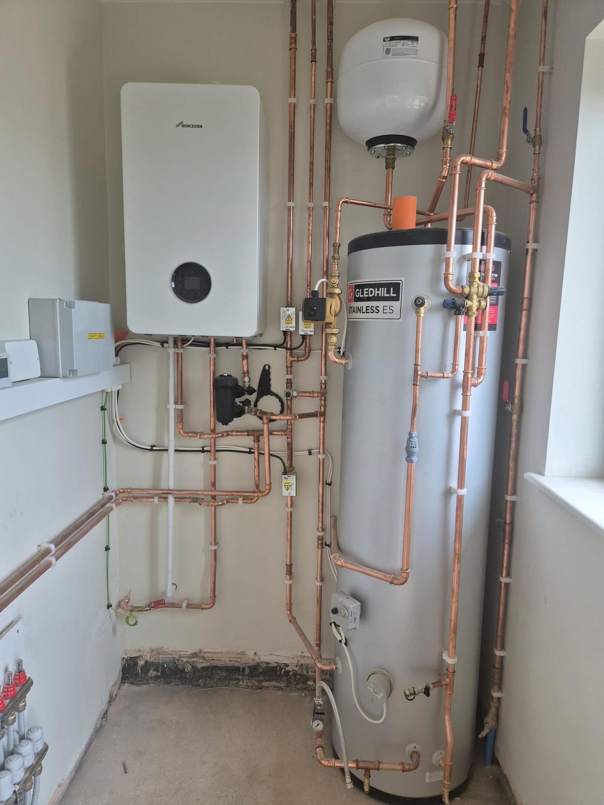 New boiler installed by Gas Safe engineers